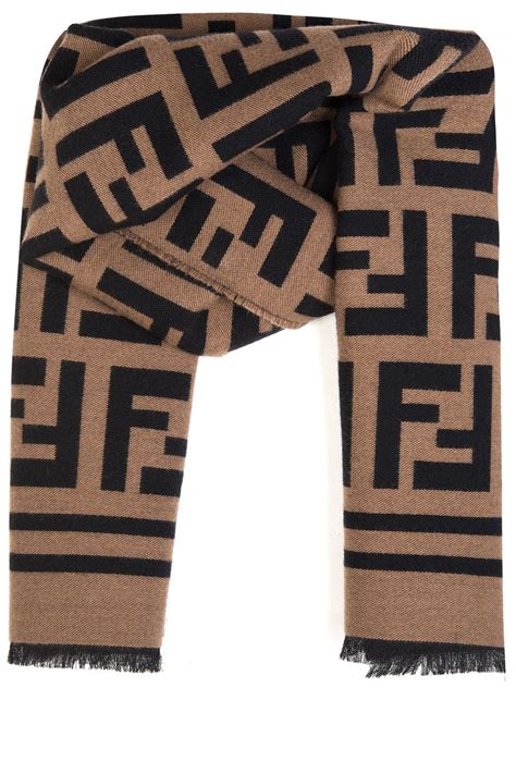 fendi logo scarf price|vintage fendi wool scarf.